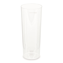 Returnable cup (PP) reusable Longdrink O59mm 2cl/0.3L [10 pcs]