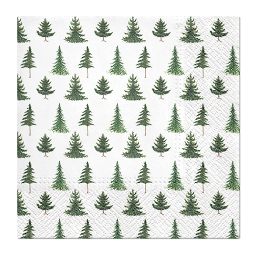 Obrúsky PAW L 33x33cm Conifer Forest