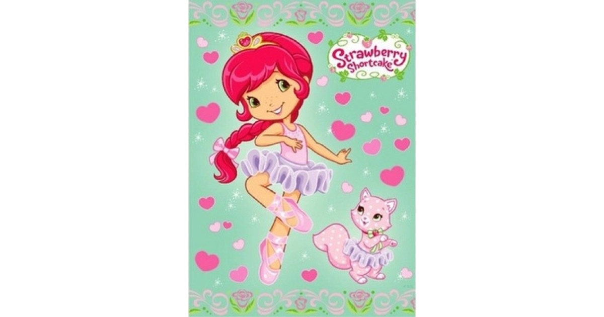 Color A 4 Paper Coloring A4 Akim - Strawberry Shortcake | juniorpapier.eu