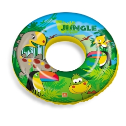 Inflatable ring flamingo and jungle 50 cm