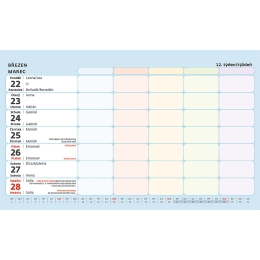 2027 Desk Calendar: Weekly Family Planner (1)