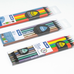 Pastelky MILAN trojhranné Fluo 6 ks (3)
