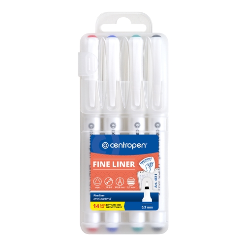 Liner CENTROPEN 4611 0,3 4ks