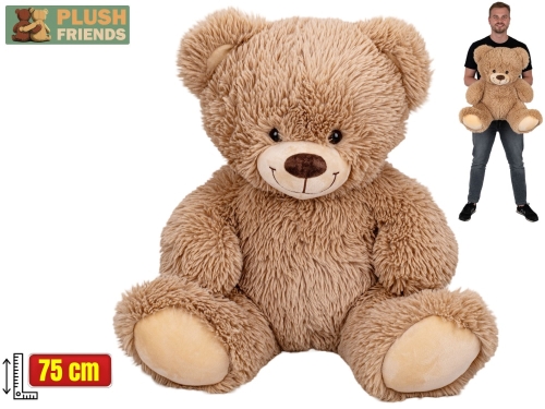 Plush Friends 75cm beige color plush bear 0m+