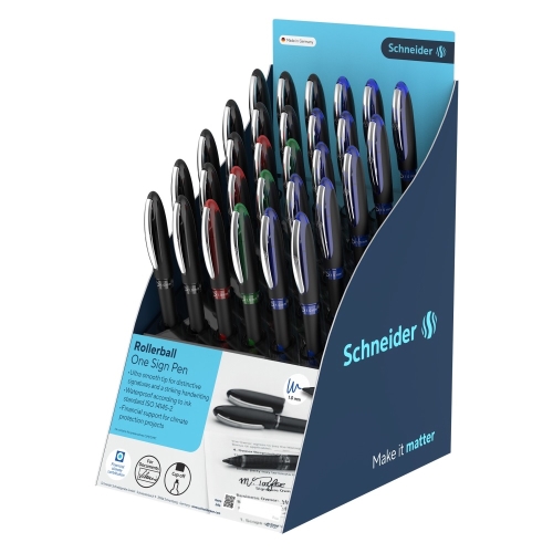 Prezentačný stojan Roller Schneider One Sign Pen (30 ks) mix farieb (2)