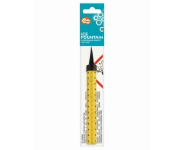 Ľadová fontána tryskajúca zlaté a strieborné iskry 12 cm (1)