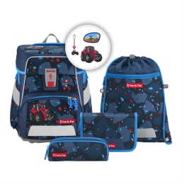 School briefcase SPACE for freshmen - 5-piece set, Step by Step Tractor Freddy, certificat (1)