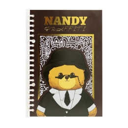Spiral notebook JUNIOR Nandy Bear A5 80 sheets, lined (5)