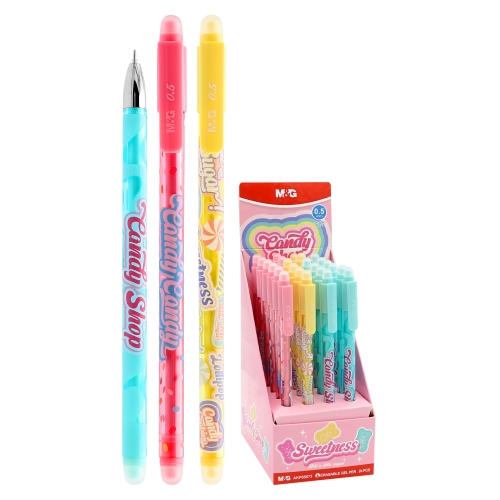 M&G Candy Shop 0,5 mm gel/rubber pen - blue refill