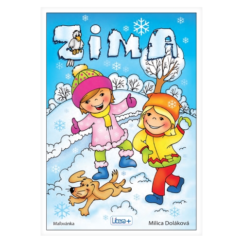 Coloring page A5 Litera - Winter