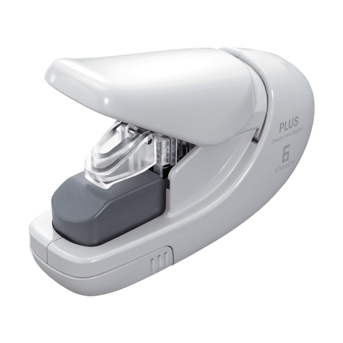 Zošívačka PLUS Paper Clinch mini SL-106AB (na 6 listov), biela 
