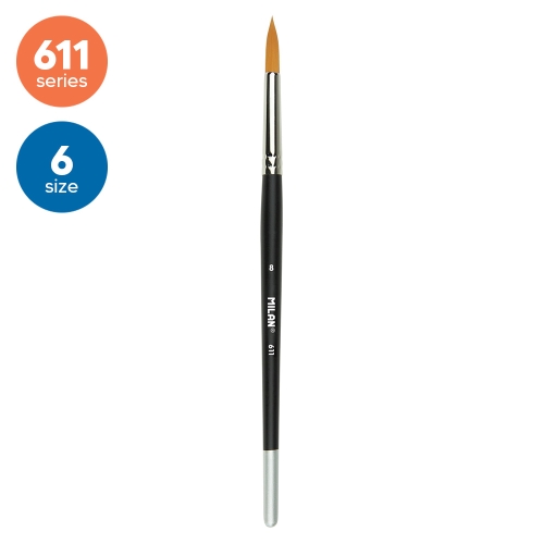 Štetec plochý MILAN č. 6 - 611 Premium Synthetic