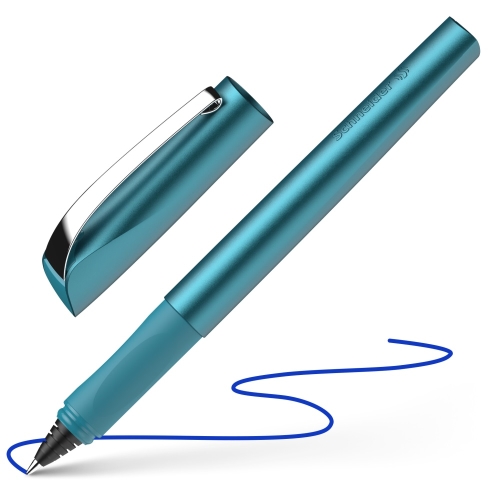 Roller bombičkový SCHNEIDER Ceod Shiny teal - modrá náplň