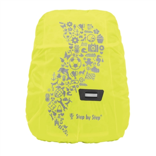 Raincoat for children's backpack, yellow