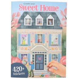 Creative workbook with stickers - Create your dream house