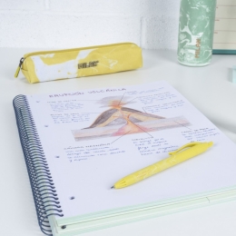 Mini round pencil case Lava special series (3)
