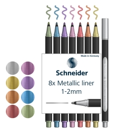 Marker Schneider Paint-It 020 Metallic tip 1-2mm (set of 8) (1)