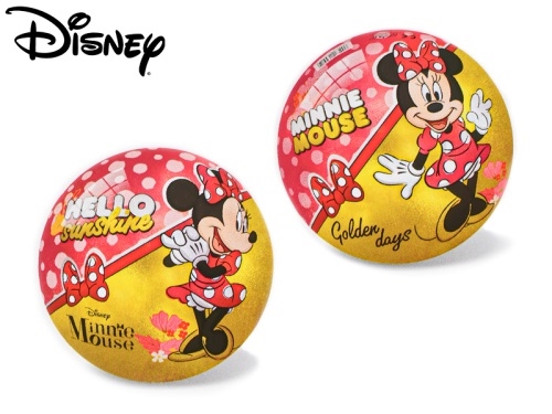23cm diameter PVC full printed deflated ball Minnie Mouse 10m+ in net