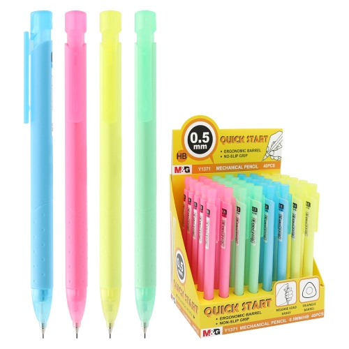 Mikroceruzka / Pentelka M&G Quick Start, HB /0,5 mm (4 farby)