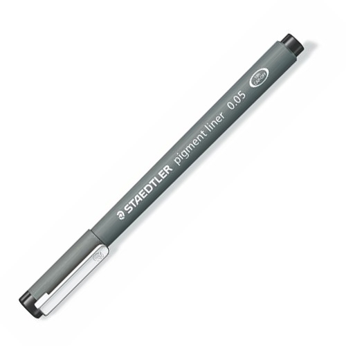 STAEDTLER pigment Liner 0,05 mm - čierny