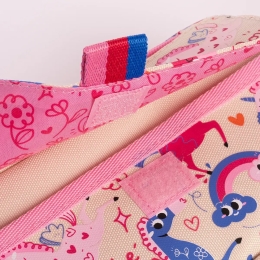 3-zip pencil case with a flap FlowiCorn series, blue (3)