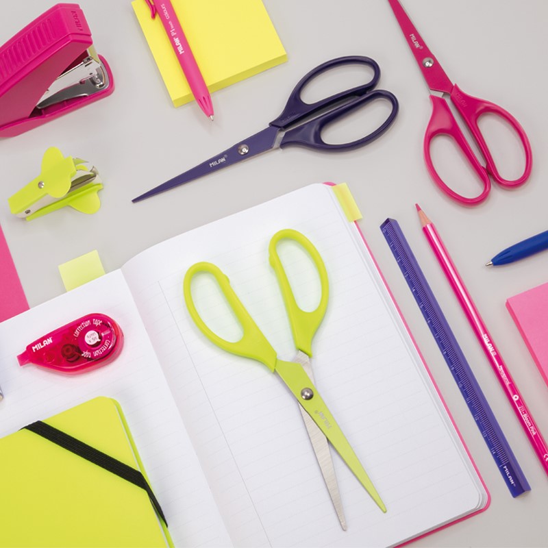 MILAN office scissors Acid Edition yellow - blister
