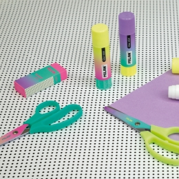 Scissors MILAN Basic Sunset Edition turquoise - blister (2)