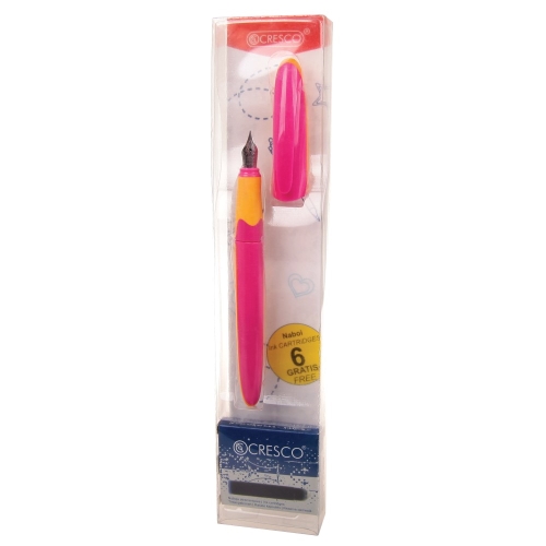 Pero bombičkové X Pen + 6 bombičiek - ružovo-oranžové