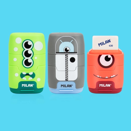 Eraser + double grater MILAN - Aliens series