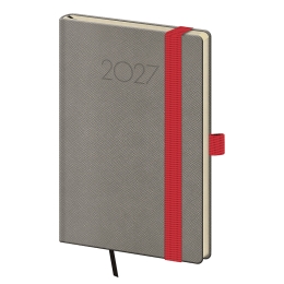2027 Weekly Pocket Planner - New Praga - Gray