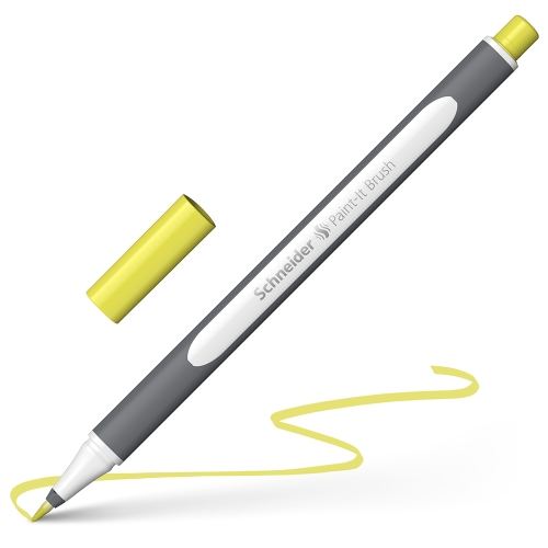 Marker Schneider Paint-it 070 Brush F - lime pastel