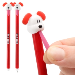 JUNIOR iErase Cute Dog 0,7 mm gel/rubber pen (mix /price 1pc) blue refill (2)
