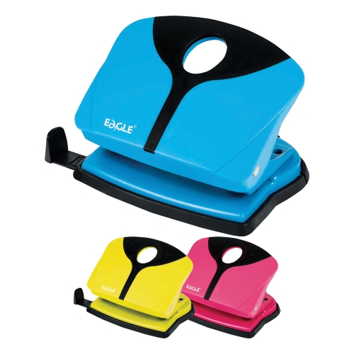 Punch Eagle TYP6602 - up to 16 sheets, blue/pink/yellow
