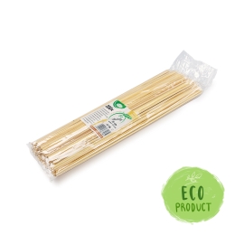 Sharp bamboo skewers 30 cm, (200 pcs in a pack.) (1)