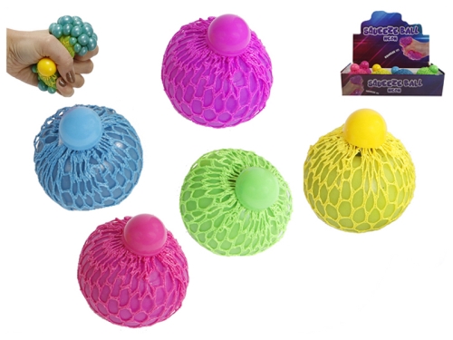 Toys&Trends 5asstd color 6cm neon squeeze ball 12pcs in DBX