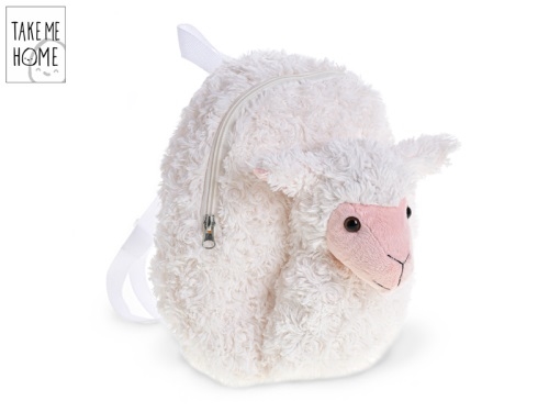 plush backpack Take Me Home w/3D sheep 24m+