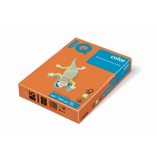 Kopírovací papier A4 IQ 160g color oranžový