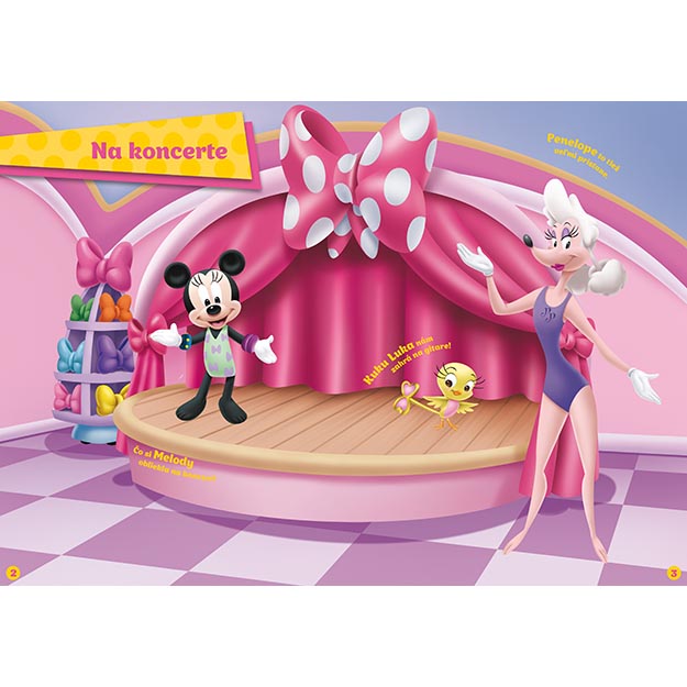 Samolepková knižka Moje prvé oblečkovanie - Minnie