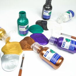 Paint tempera MILAN 125ml metallic copper (4)