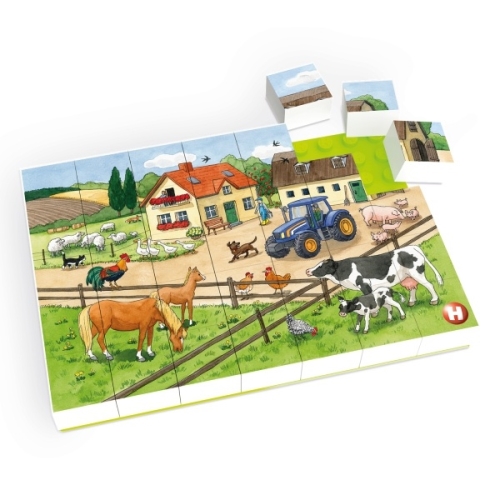 HUBELINO Puzzle-Life on the farm