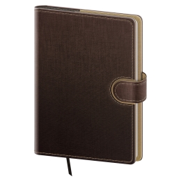 2027 A5 Daily Planner Flip - Brown/Cappuccino (1)