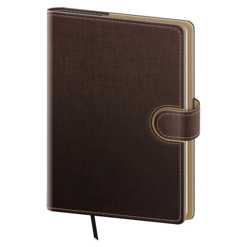 2027 A5 Daily Planner Flip - Brown/Cappuccino (1)