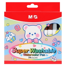 M&G Ergo water markers, easily washable - set of 24 (1)