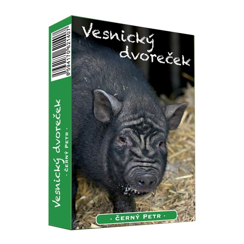 Playing cards - Black Peter - Village yard