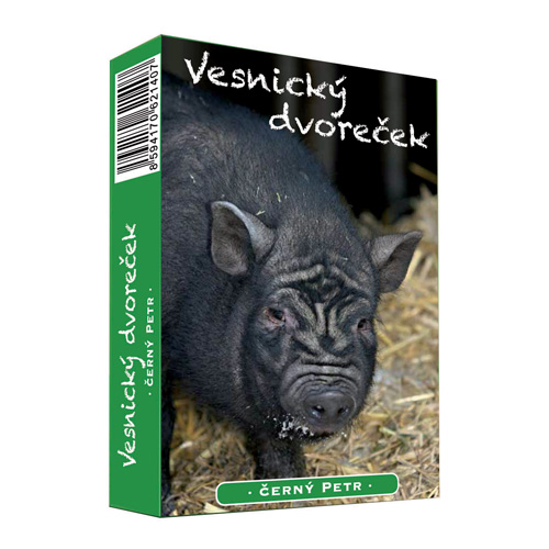 Karty hracie - Čierny Peter - Dedinský dvorček