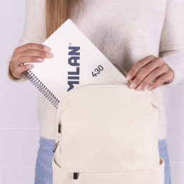 Urban backpack MILAN 430 (15 L) - beige (6)