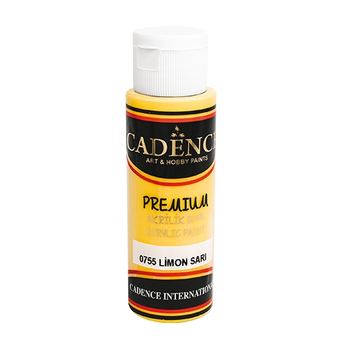 Akrylová farba CADENCE Premium, žltá, 70 ml