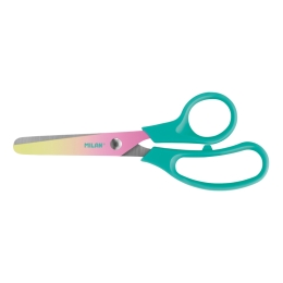 Nožnice MILAN Basic Sunset Edition tyrkysové 5,2"/13,4 cm (1)