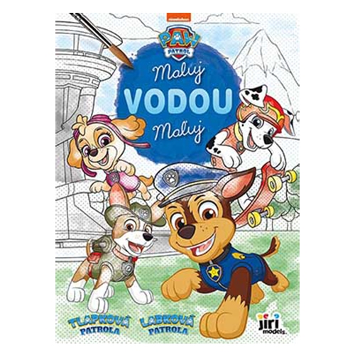 Omaľovanka vodová Labková patrola