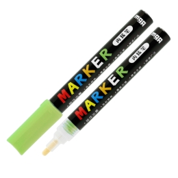 Popisovač M&amp;G MOCALO Acrylic Marker 2 mm akrylový, Yellow Green S503